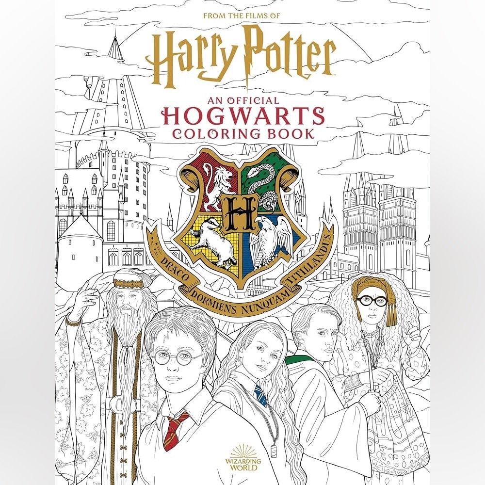 Harry Potter: An Official Hogwarts Coloring Book Bin Q
